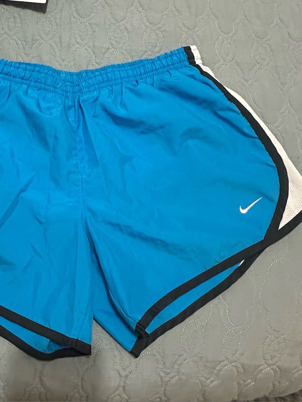Nike Teal Blue Dri-FIT Athletic Shorts with Black Accents